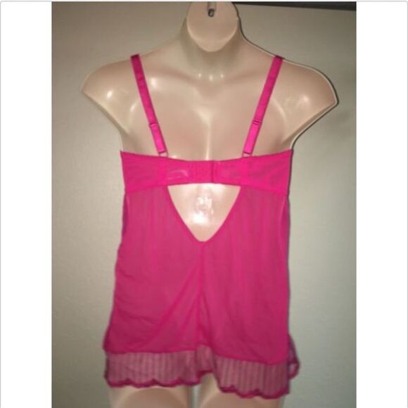 Affinitas Cami Bra Fuchsia Rose Underwire NWT - Picture 3 of 3